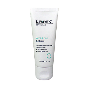 ژل کرم ضد جوش لیپورکس حجم 30 میلی لیتر