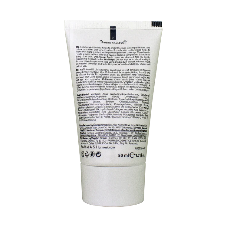 خرید سی سی کرم 9 کاره رنگ روشن تا متوسط فارماسی شماره 02 حجم 50 میلی لیتر