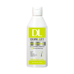 شامپو فاقد سولفات کف سر چرب و موهای خشک درمالیفت حجم 200 میلی لیتر