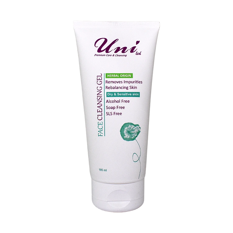 ژل شستشوی صورت پوست خشک و حساس یونی لد حجم 185 میلی لیتر