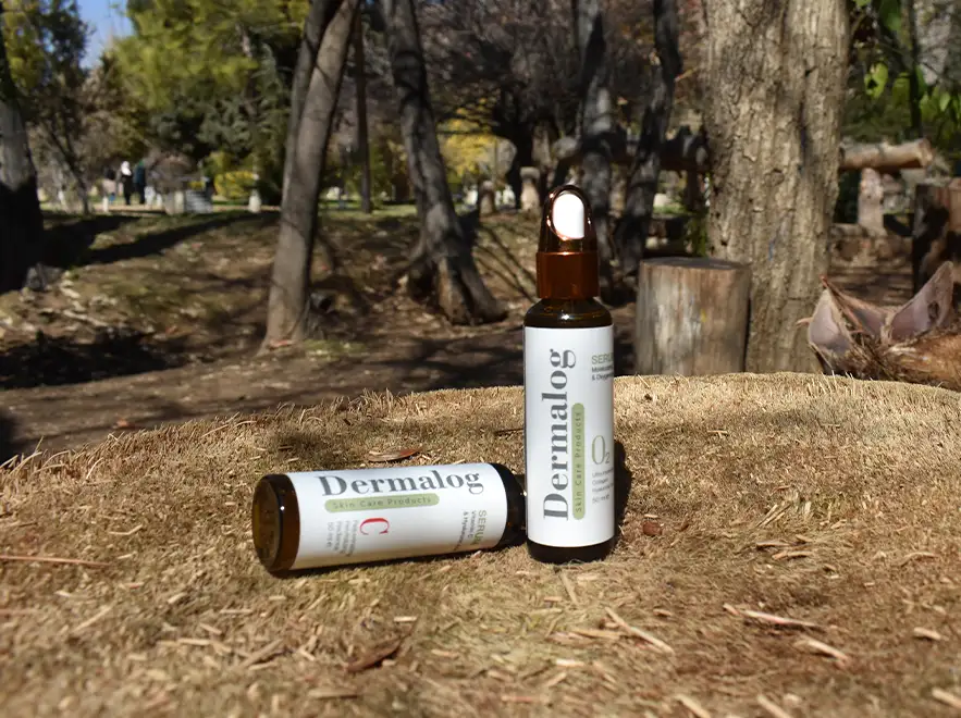 بررسی سرم ویتامین سی و هیالورونیک اسید درمالوگ حجم 50 میلی لیتر