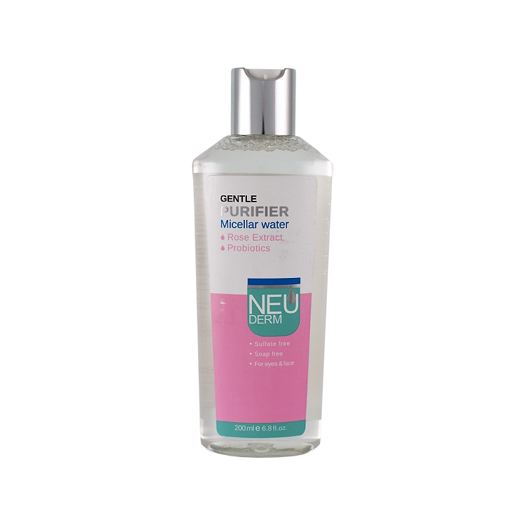 میسلار واتر انواع پوست جنتل پیوریفایر نئودرم حجم 200 میلی لیتر