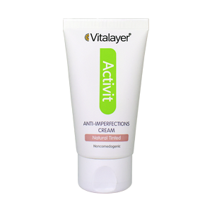 کرم ضد جوش رنگی بژ طبیعی اکتی ویت ویتالیر حجم 40 میلی لیتر