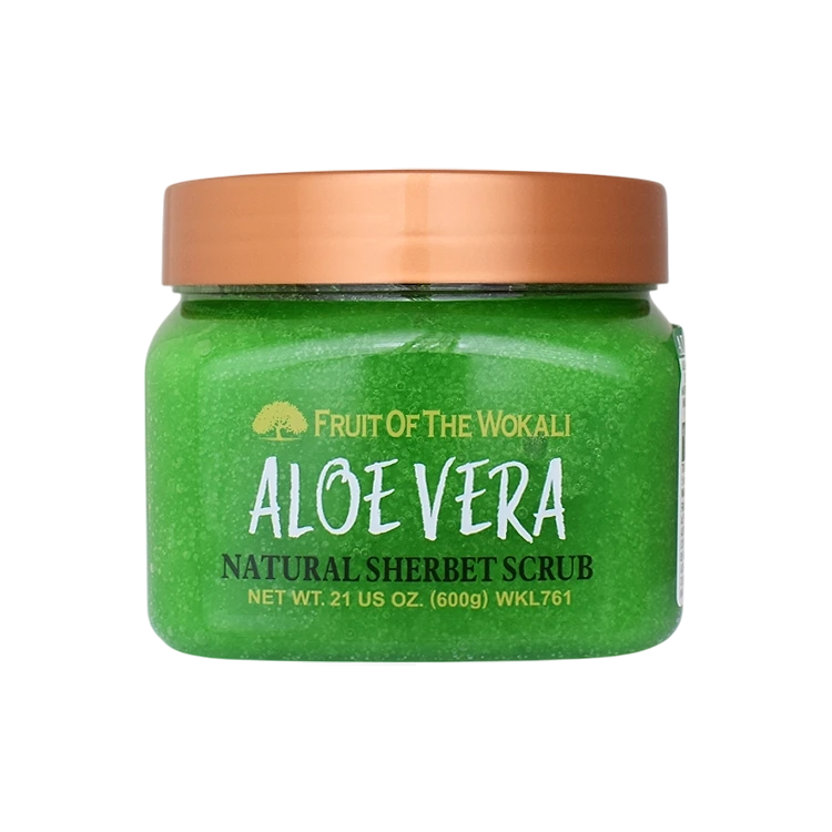 ژل اسکراب شکری بدن آلوئه ورا وکالی وزن 600 گرم