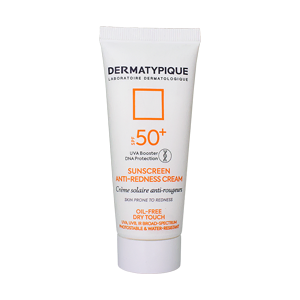 کرم ضد آفتاب بی رنگ پوست های قرمز و حساس درماتیپیک SPF50 حجم 40 میلی لیتر