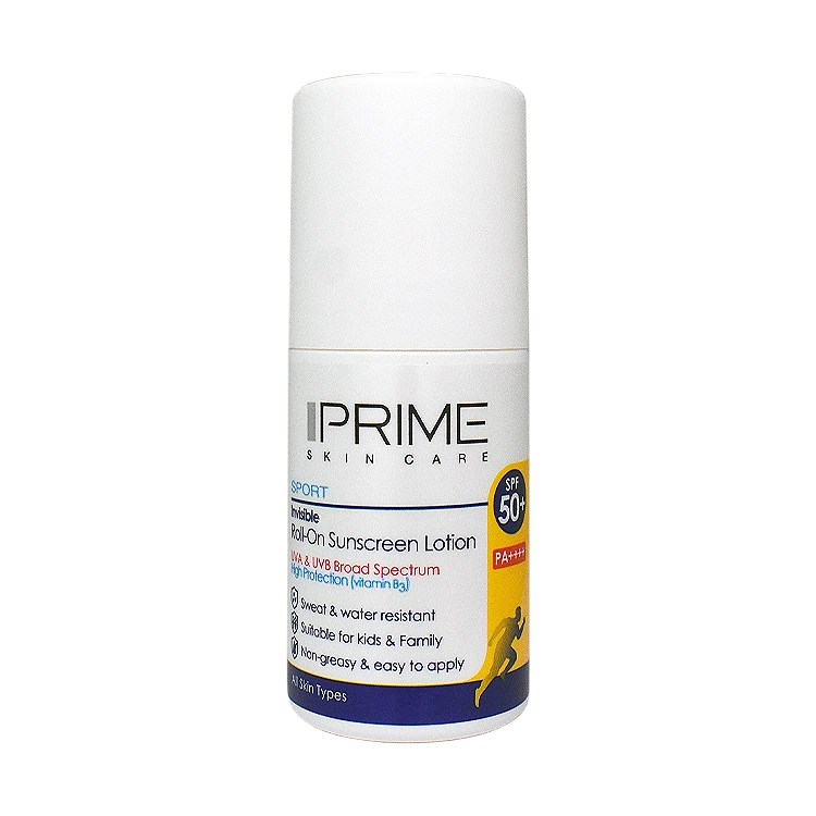 لوسیون ضد آفتاب بی رنگ رول آن پرایم SPF50 حجم 50 میلی لیتر