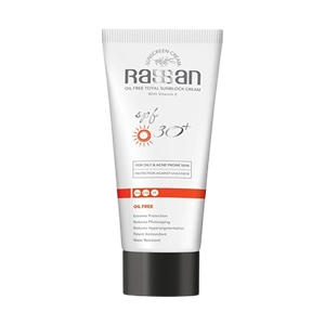 کرم ضد آفتاب بی رنگ پوست های چرب و جوشدار راسن SPF30 حجم 40 میلی لیتر