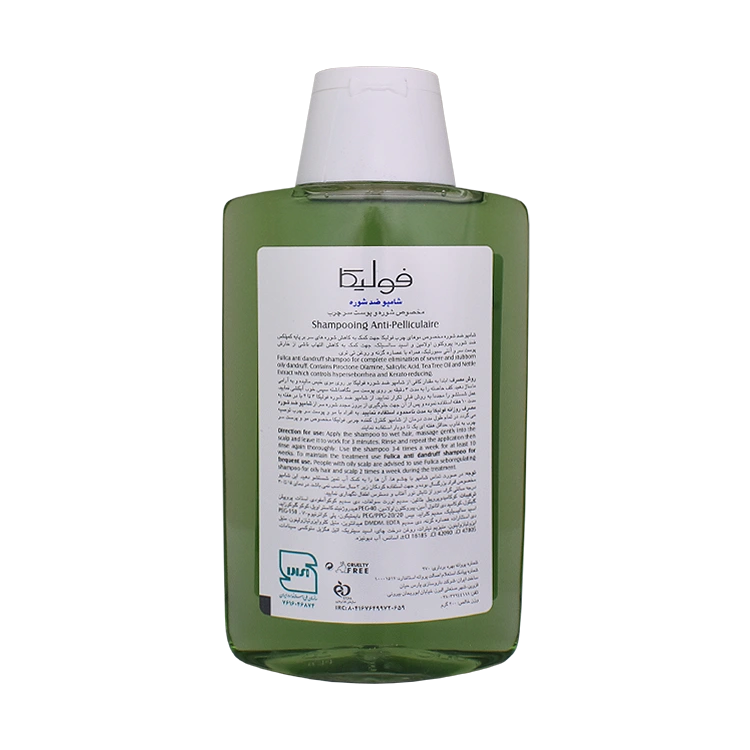 خرید شامپو ضد شوره موهای چرب فولیکا حجم 200 میلی لیتر