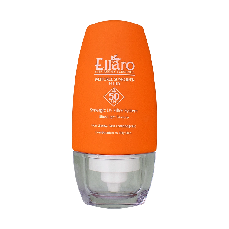 فلویید ضد آفتاب بی رنگ پوست های مختلط و چرب وت فورس الارو SPF50 حجم 50 میلی لیتر