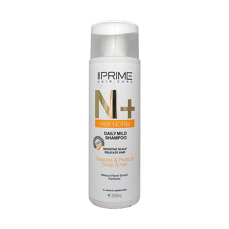 شامپو ملایم روزانه پرایم مدل +N حجم 250 میلی لیتر