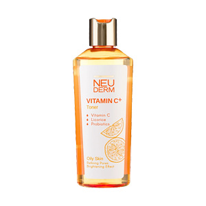 تونر ویتامین سی پلاس پوست چرب نئودرم حجم 200 میلی لیتر