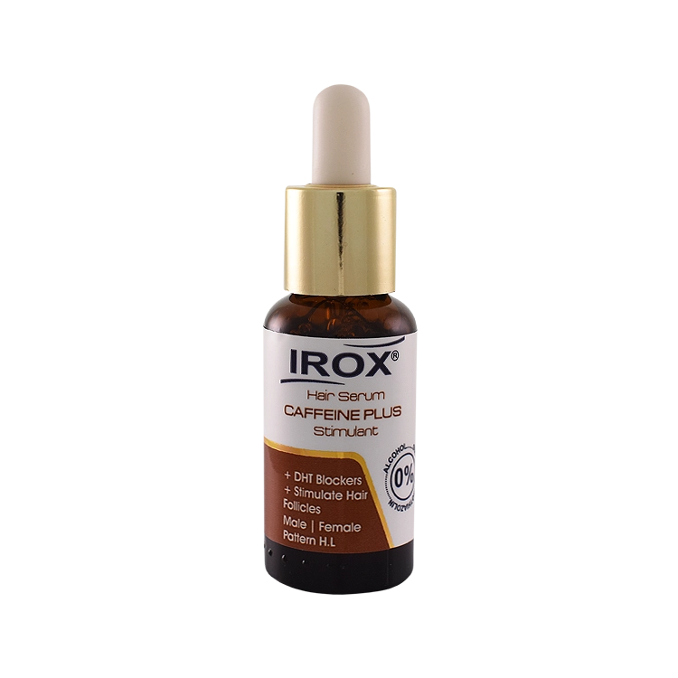 سرم مو ضد ریزش کافئین پلاس ایروکس حجم 30 میلی لیتر