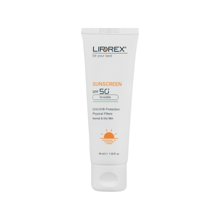 کرم ضد آفتاب بی رنگ پوست های معمولی تا چرب لیپورکس SPF50 حجم 40 میلی لیتر
