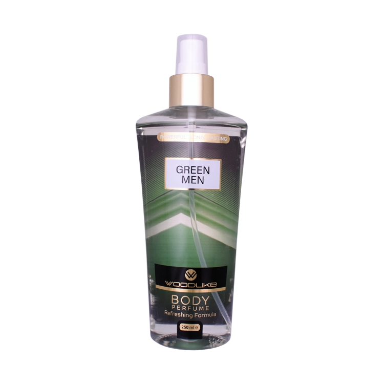بادی اسپلش مردانه وودلایک مدل Green حجم 250 میلی لیتر