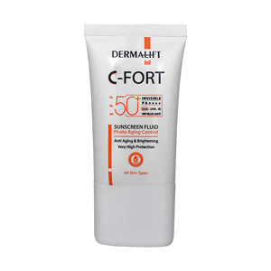 فلویید ضد آفتاب ویتامین سی بی رنگ سی فورت درمالیفت SPF50 حجم 50 میلی لیتر