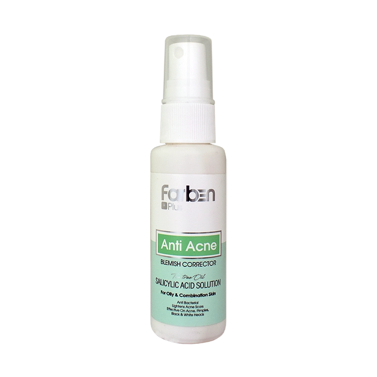 محلول ضد جوش و آکنه فاربن حجم 50 میلی لیتر