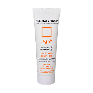 فلویید ضد آفتاب بی رنگ پوست های مختلط و چرب درماتیپیک SPF50 حجم 50 میلی لیتر