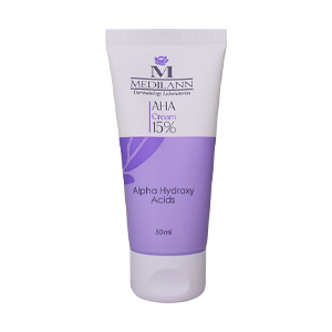 کرم لایه بردار AHA 15 درصد مدیلن حجم 50 میلی لیتر