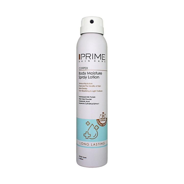 اسپری لوسیون آبرسان بدن پرایم حجم 200 میلی لیتر