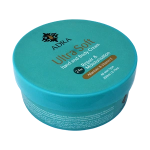 کرم مرطوب کننده و ترمیم کننده کاسه ای آلانتوئین الترا سافت آدرا حجم 200 میلی لیتر