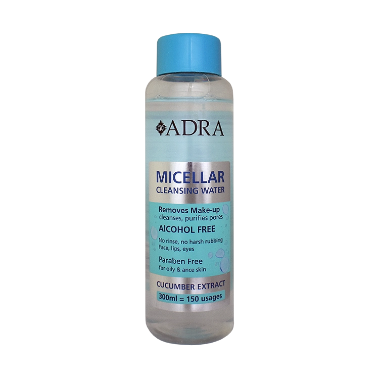 میسلار واتر پوست های چرب و جوشدار آدرا حجم 300 میلی لیتر