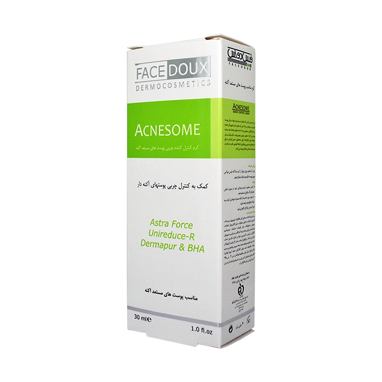 قیمت کرم ضد جوش صورت آکنه زوم فیس دوکس حجم 30 میلی لیتر