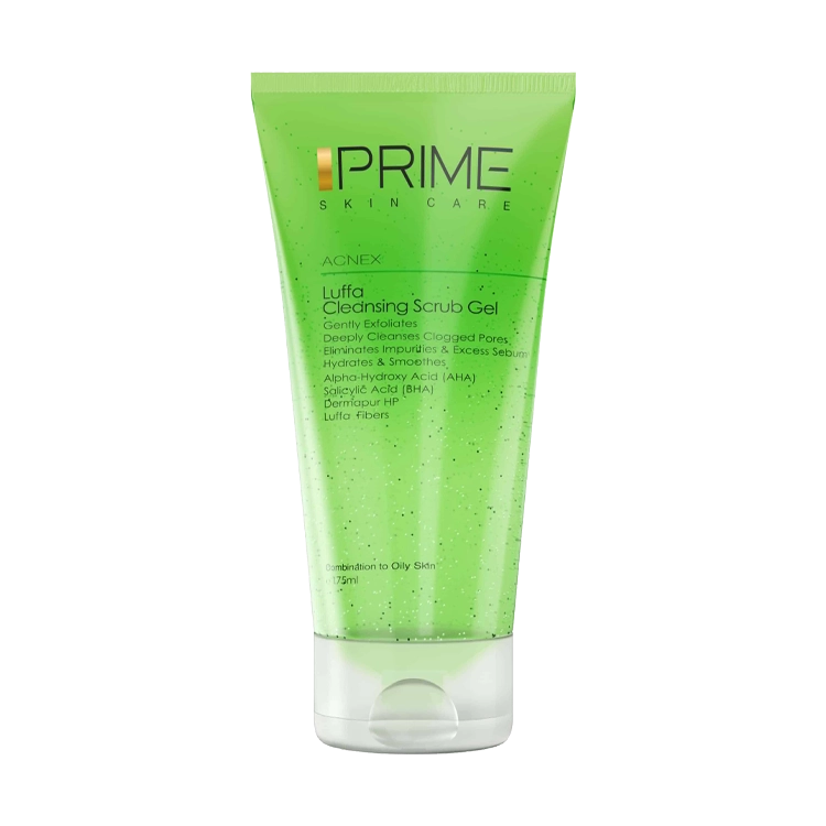 ژل اسکراب پاک کننده لوفا پرایم حجم 175 میلی لیتر