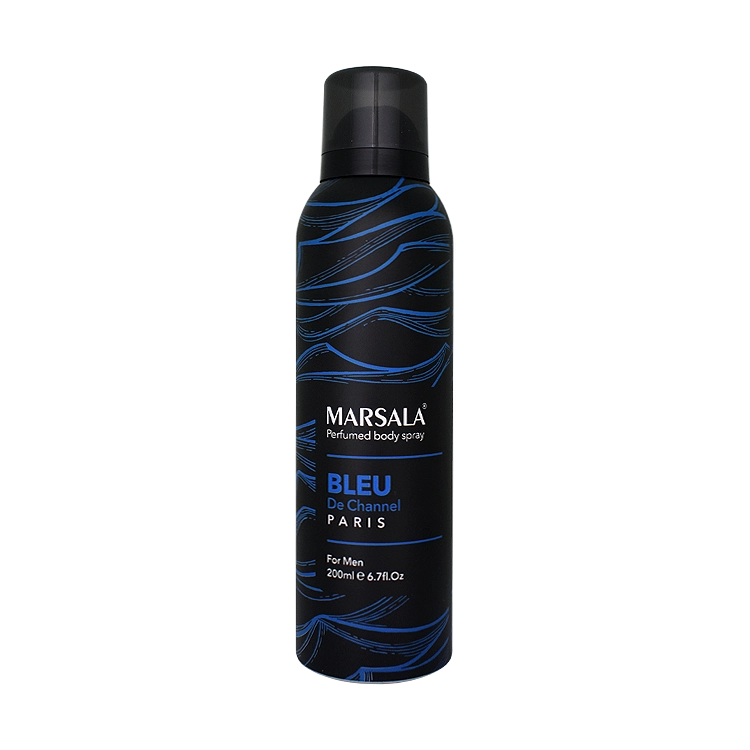 اسپری بدن مردانه مارسالا مدل Bleu De Channel حجم 200 میلی لیتر