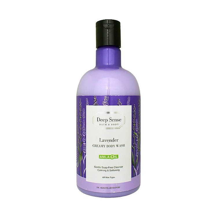 شامپو بدن کرمی انواع پوست لوندر دیپ سنس حجم 400 میلی لیتر