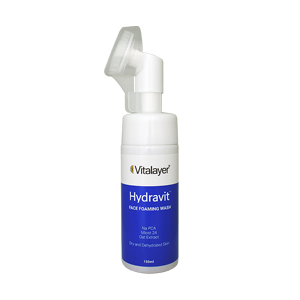 فوم شستشوی صورت پوست های خشک و دهیدراته هیدراویت ویتالیر حجم 150 میلی لیتر