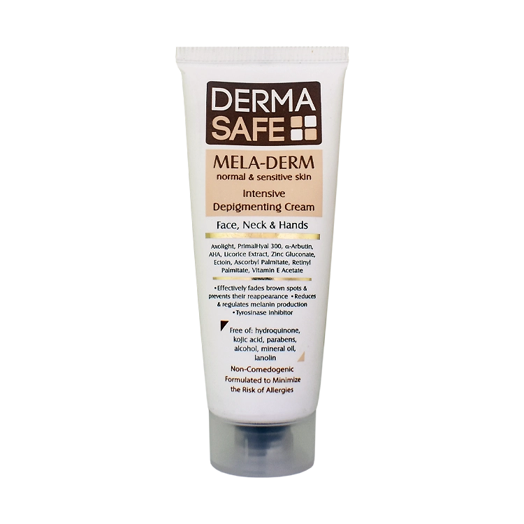 کرم روشن کننده و ضد لک ملا درم درماسیف حجم 25 میلی لیتر