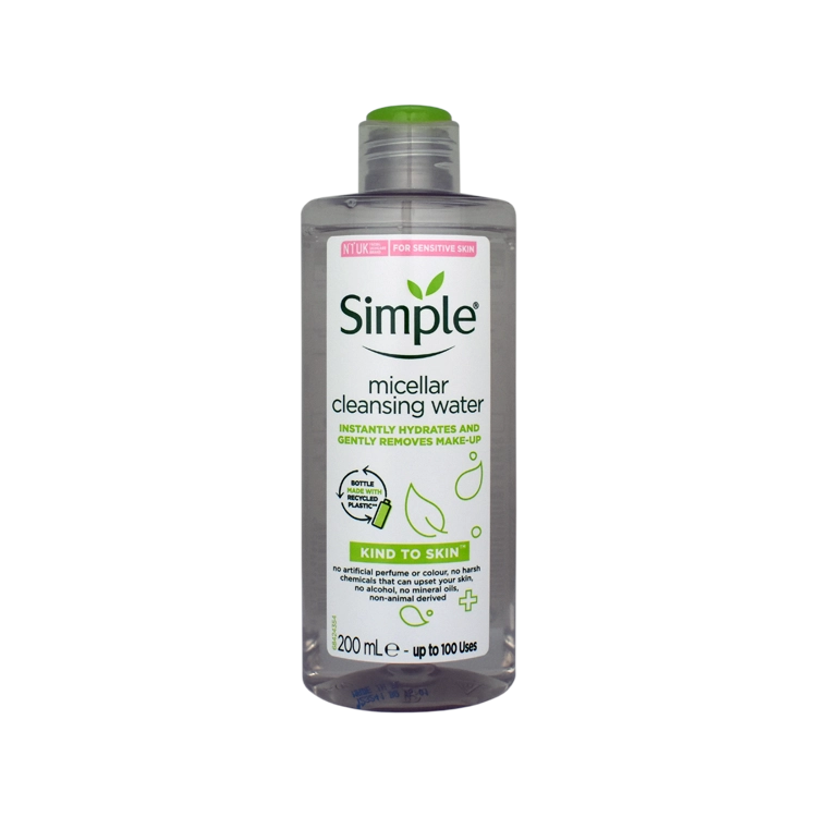 میسلار واتر پوست حساس سیمپل حجم 200 میلی لیتر