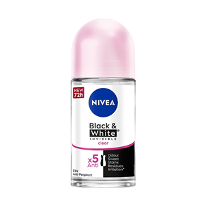 مام رول زنانه نیوآ مدل Invisible Black and White Clear حجم 50 میلی لیتر