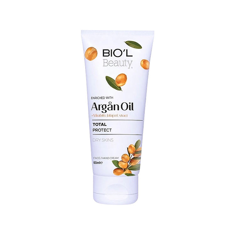 کرم مرطوب کننده تیوپی پوست های خشک روغن آرگان بیول حجم 60 میلی لیتر
