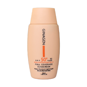 لیکویید ضد آفتاب بژ طبیعی پوست های خشک و نرمال ژیناژن SPF50 حجم 50 میلی لیتر