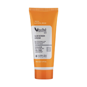 کرم ضد آفتاب بژ طبیعی پوست های خشک و معمولی وچه SPF50 حجم 50 میلی لیتر