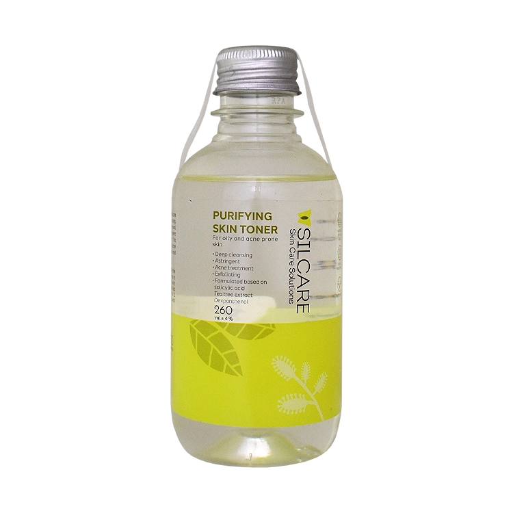 تونر پاک کننده پوست های چرب و جوشدار سیلکر حجم 260 میلی لیتر