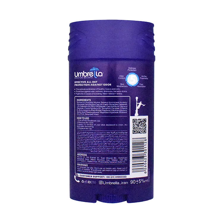 خرید استیک ضد تعریق مردانه آمبرلا مدل وایلد حجم 90 میلی لیتر