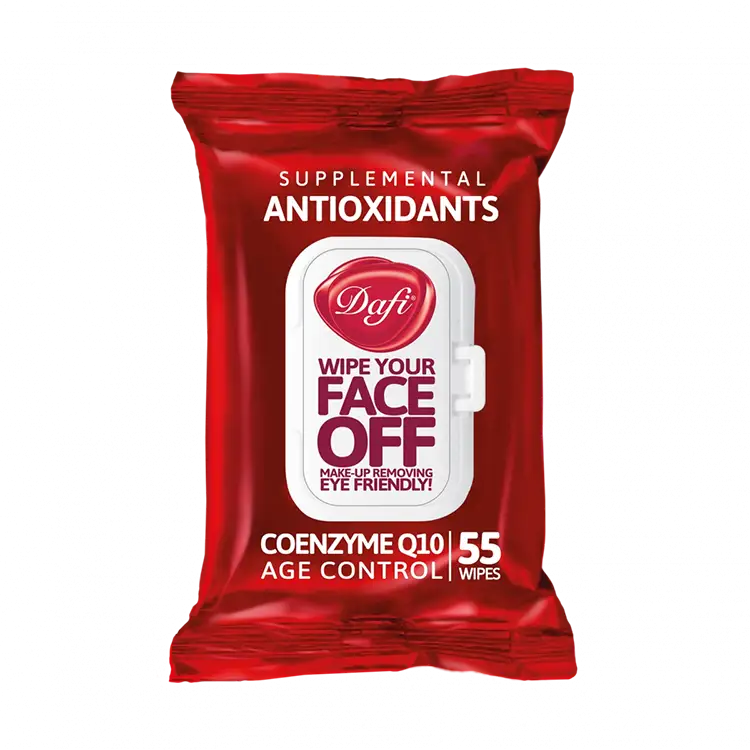 دستمال مرطوب پاک کننده آرایش دافی مدل Antioxidants بسته 55 عددی