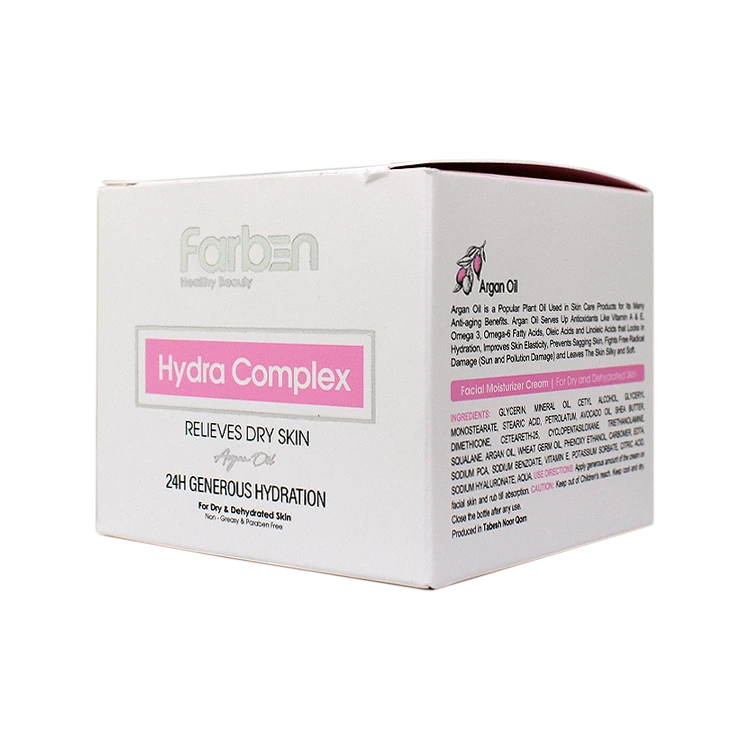 خرید کرم آبرسان صورت پوست خشک روغن آرگان فاربن حجم 50 میلی لیتر