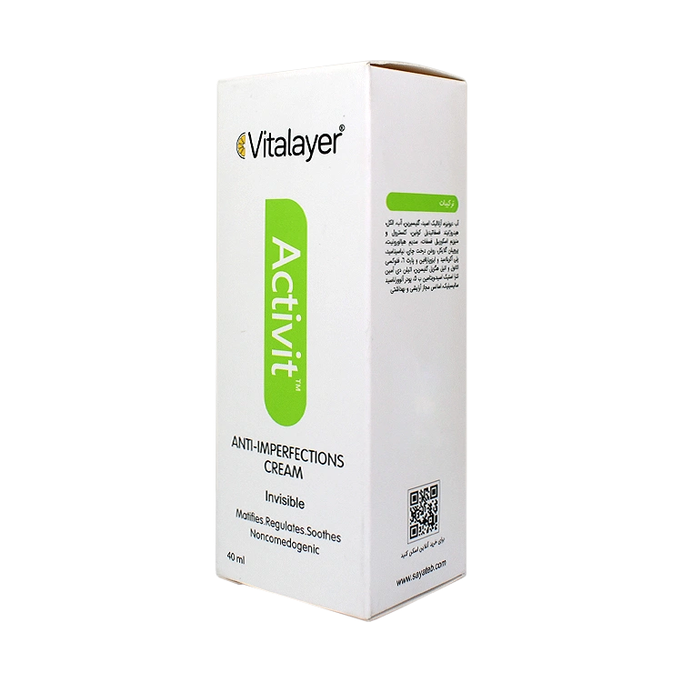 قیمت کرم ضد جوش بی رنگ اکتی ویت ویتالیر حجم 40 میلی لیتر
