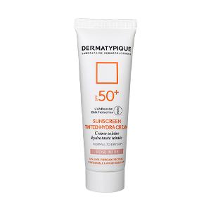 کرم ضد آفتاب رز بژ پوست های خشک و معمولی درماتیپیک SPF50 حجم 50 میلی لیتر