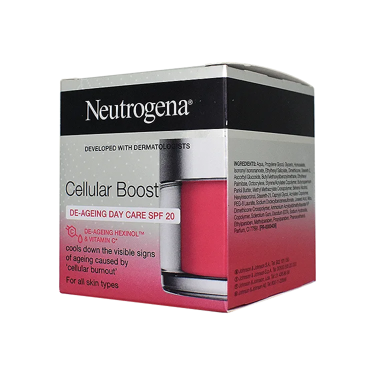 قیمت کرم روز روشن کننده و ضد چروک سلولار بوست نوتروژینا حجم 50 میلی لیتر