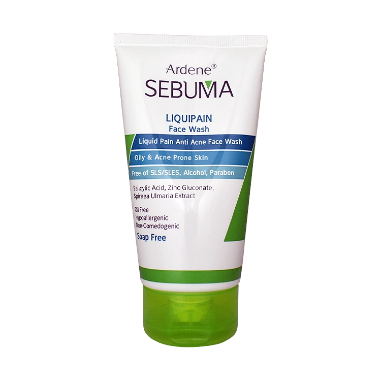 ژل شستشوی صورت پوست های چرب و دارای آکنه آردن سبوما مدل Liquipain وزن 150 گرم