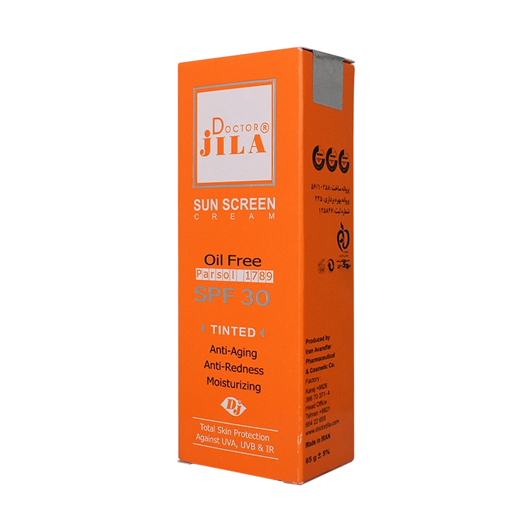 قیمت کرم ضد آفتاب رنگی طبیعی پوست های مختلط و چرب دکتر ژیلا SPF30 حجم 65 میلی لیتر