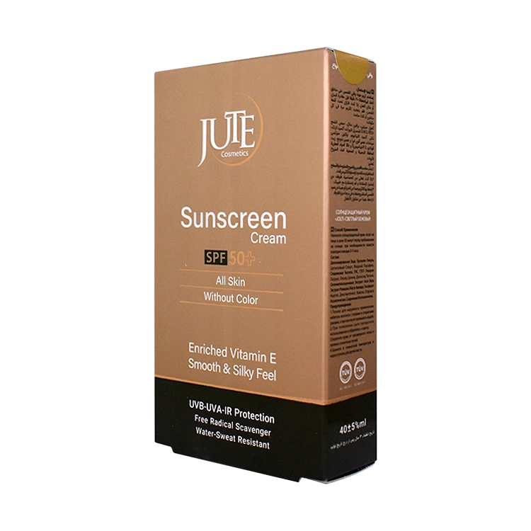 قیمت کرم ضد آفتاب بی رنگ انواع پوست ژوت SPF50 حجم 50 میلی لیتر