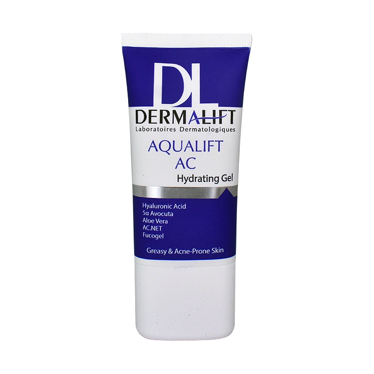 ژل آبرسان پوست های چرب و جوشدار آکوالیفت AC درمالیفت حجم 50 میلی لیتر