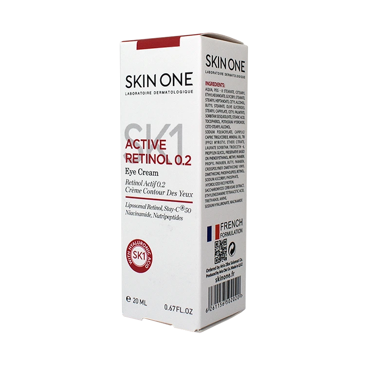 قیمت کرم دور چشم ضد چروک رتینول 0.2 درصد اسکین وان حجم 20 میلی لیتر