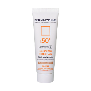 فلویید ضد آفتاب بژ طبیعی پوست های مختلط و چرب درماتیپیک SPF50 حجم 50 میلی لیتر