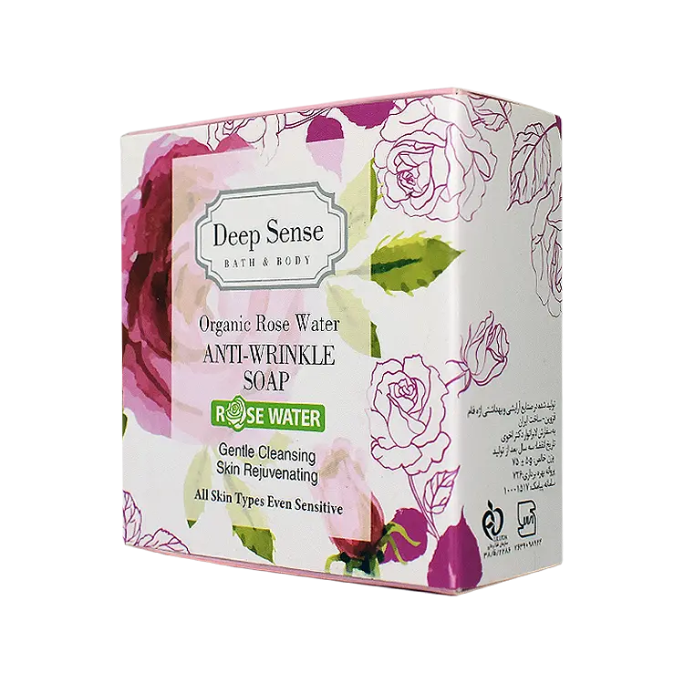 صابون پوست حساس گلاب دیپ سنس وزن 75 گرم